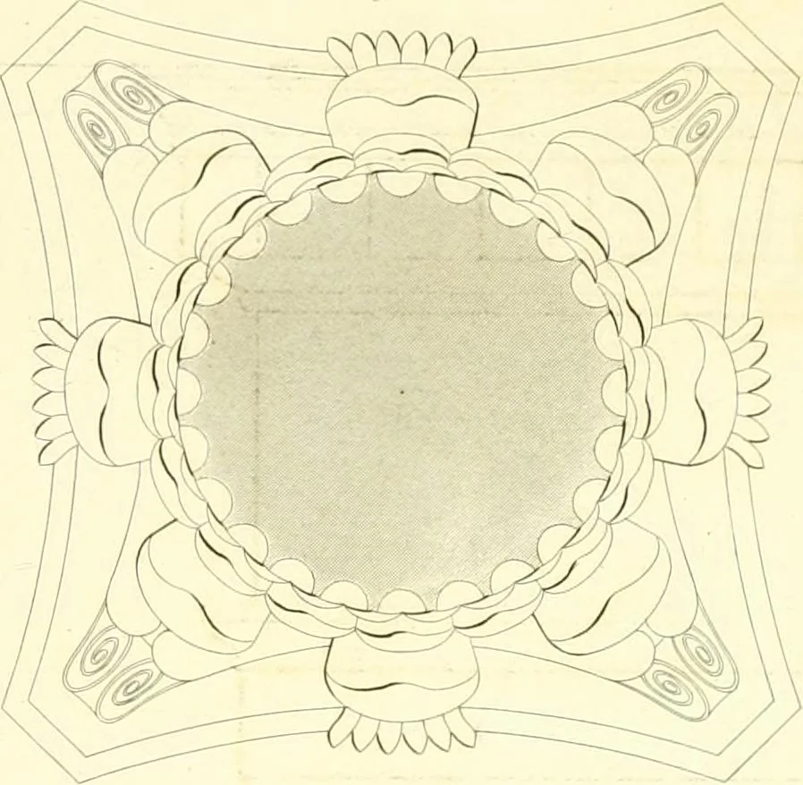 An illustration from Rural architecture: consisting of classic dwellings, Doric, Ionic, Corinthian and Gothic, and details connected with each of the orders; embracing plans, elevations parallel and perspective, specifications, estimates, framing, etc. for private houses and churches. Designed for the United States of America, 1843, leaf 172