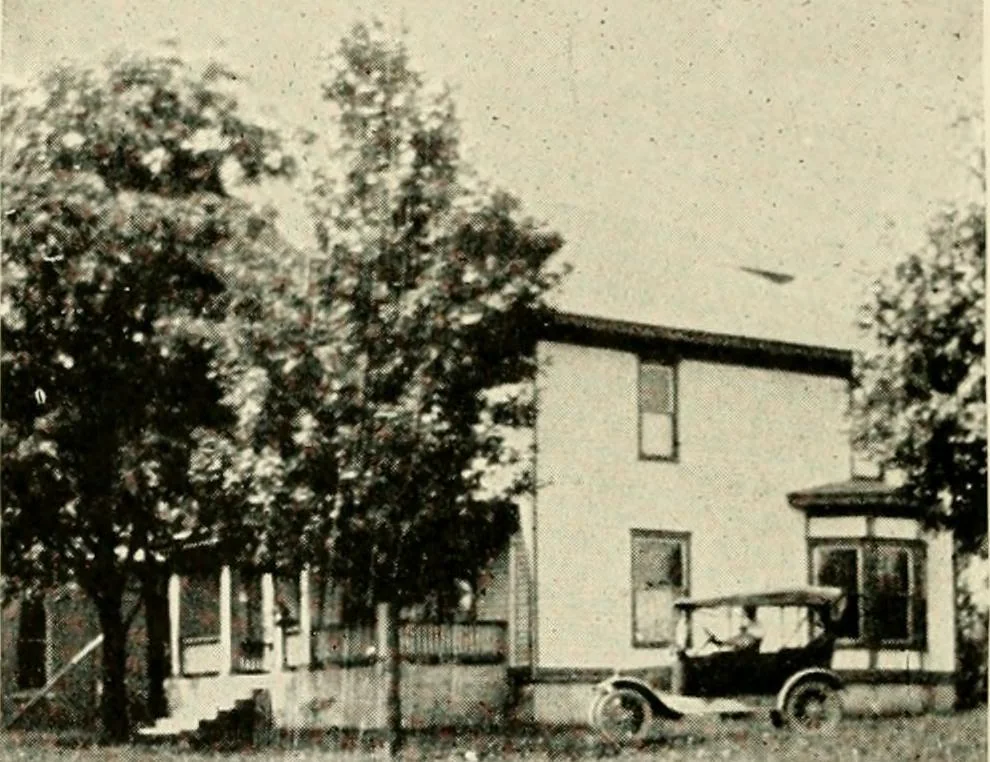 An illustration from Rural church life in the Middle West, as illustrated by Clay County, Iowa, and Jennings County, Indiana, with comparative data from studies of thirty-five middle western counties, 1922, leaf 31