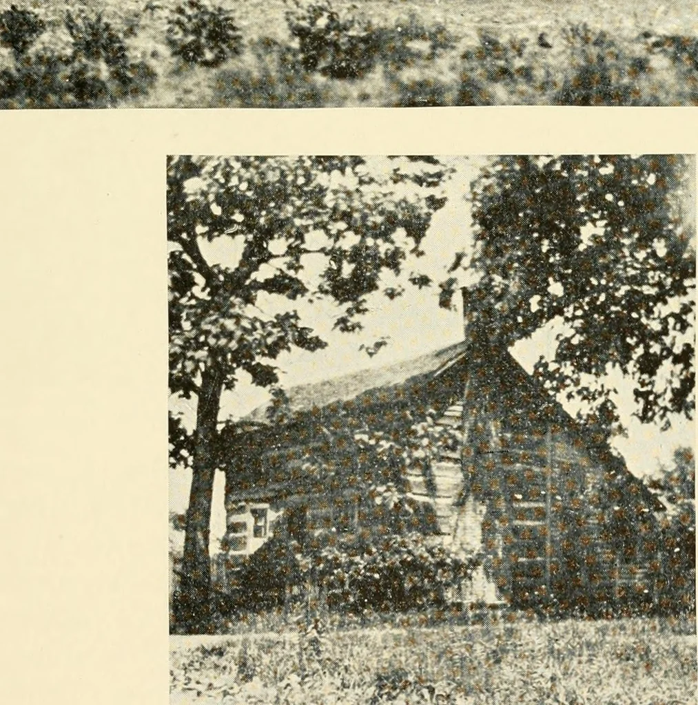 An illustration from Rural church life in the Middle West, as illustrated by Clay County, Iowa, and Jennings County, Indiana, with comparative data from studies of thirty-five middle western counties, 1922, leaf 42
