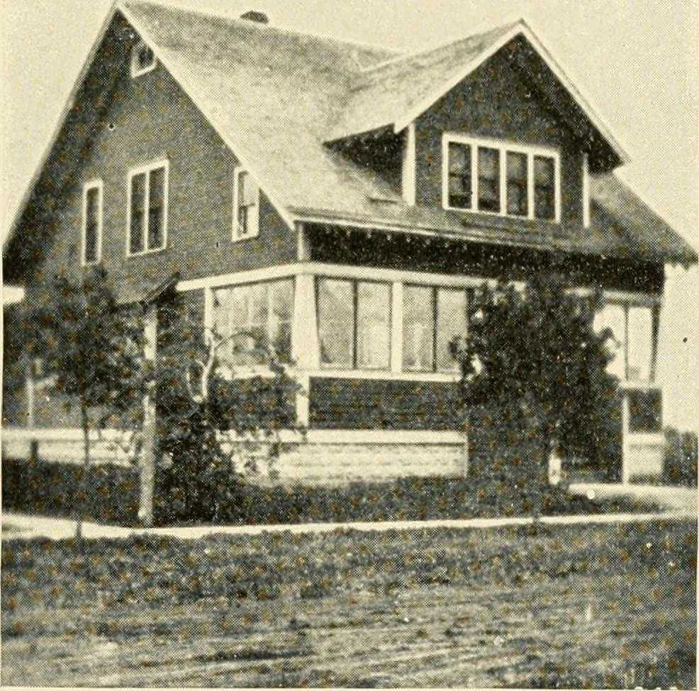 An illustration from Rural church life in the Middle West, as illustrated by Clay County, Iowa, and Jennings County, Indiana, with comparative data from studies of thirty-five middle western counties, 1922, leaf 66