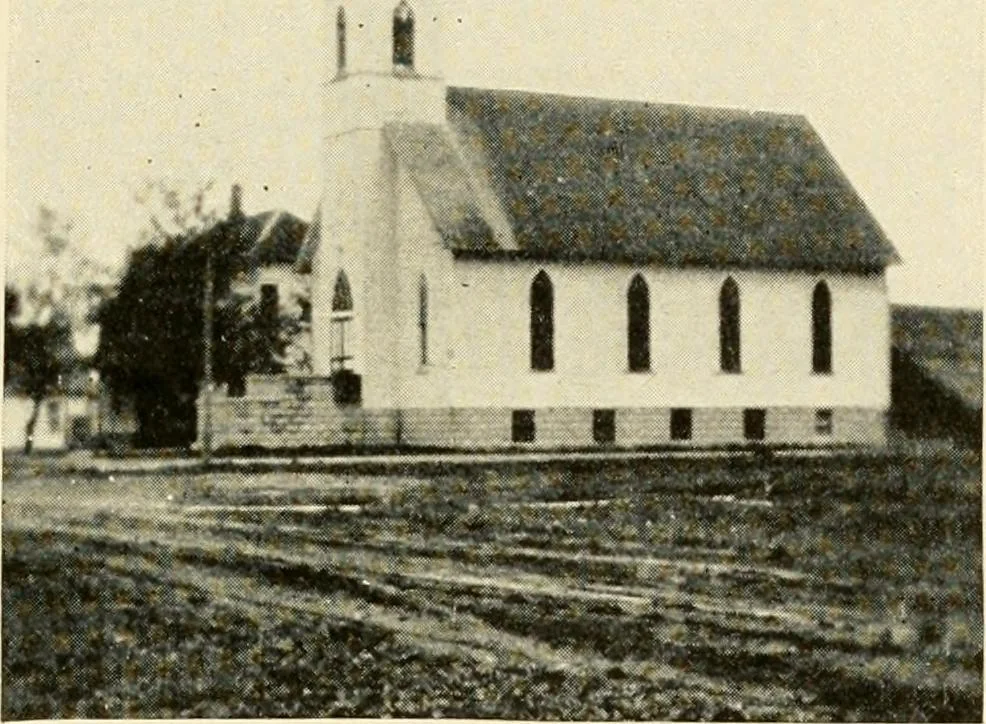 An illustration from Rural church life in the Middle West, as illustrated by Clay County, Iowa, and Jennings County, Indiana, with comparative data from studies of thirty-five middle western counties, 1922, leaf 68