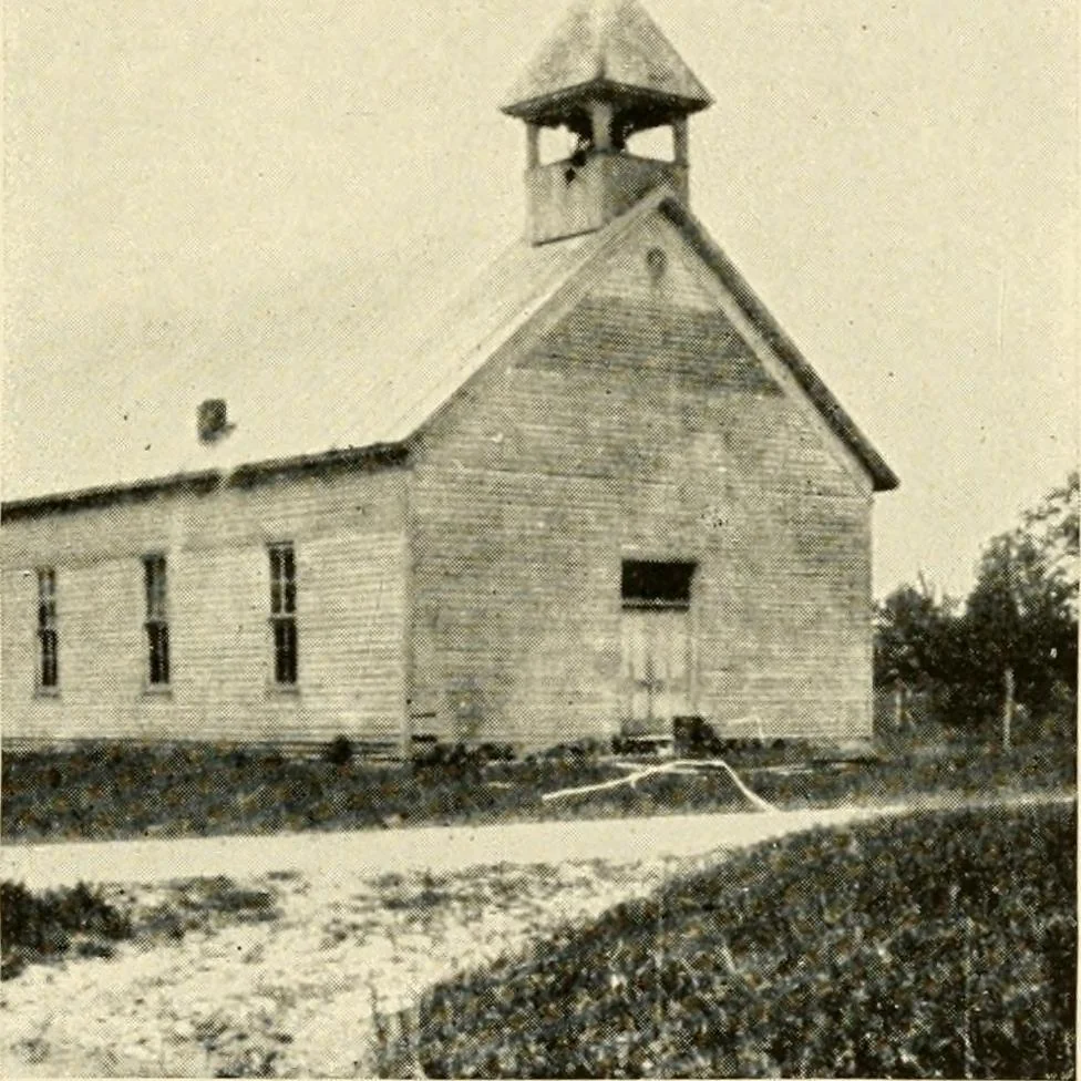 An illustration from Rural church life in the Middle West, as illustrated by Clay County, Iowa, and Jennings County, Indiana, with comparative data from studies of thirty-five middle western counties, 1922, leaf 76