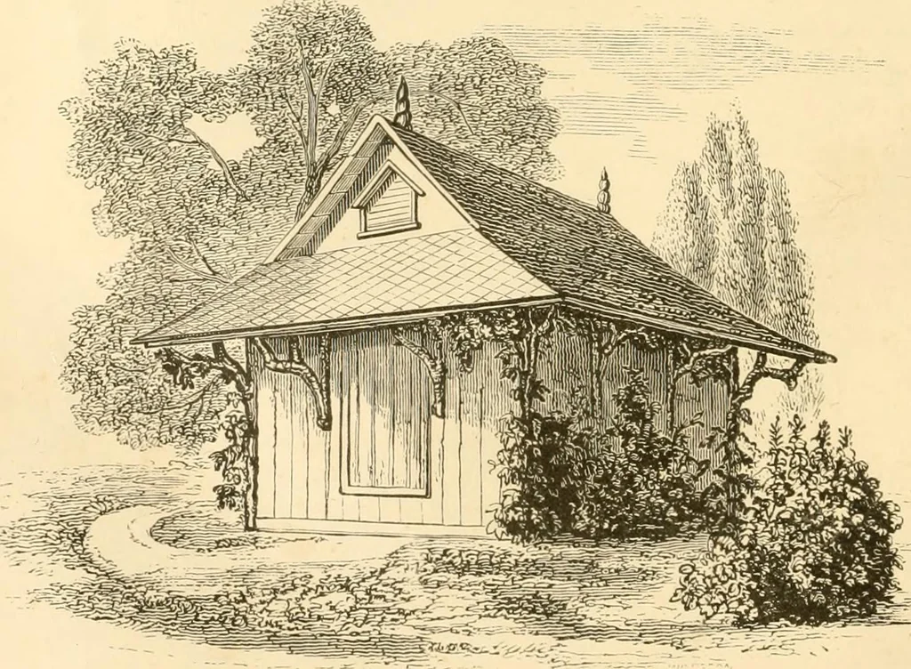 An illustration from Rural essays, 1853, leaf 363