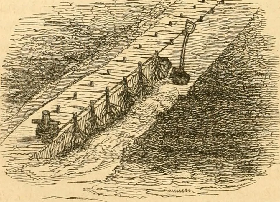 An illustration from Rural essays, 1853, leaf 467