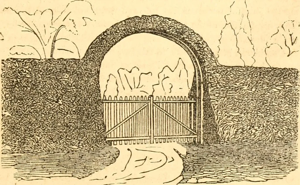 An illustration from Rural essays, 1853, leaf 470