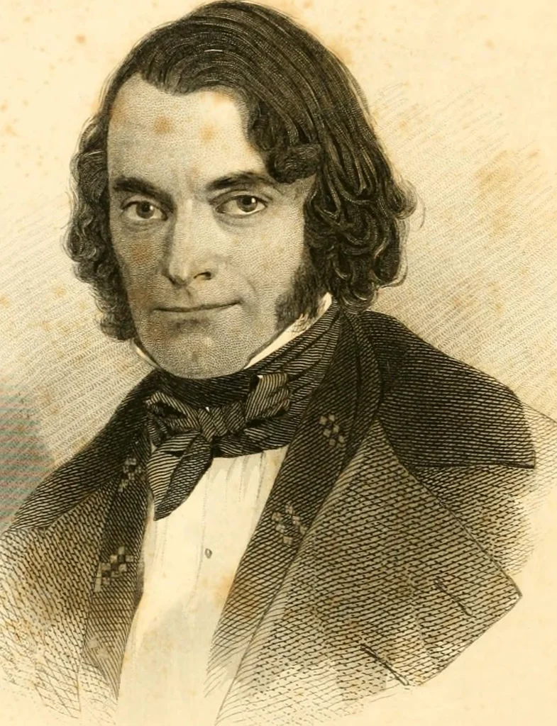 An illustration from Rural essays, 1853, leaf 7