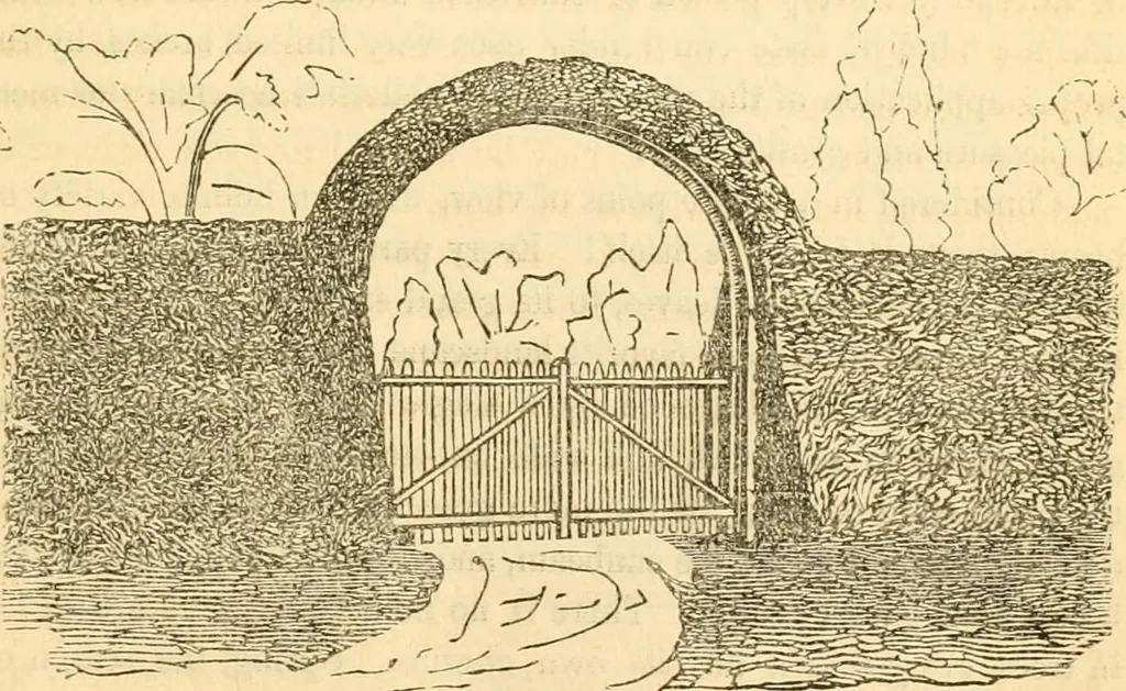 An illustration from Rural essays, 1853, leaf 466