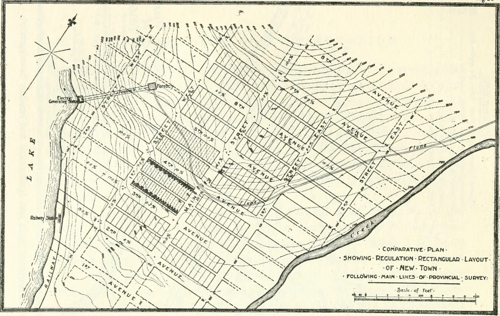An illustration from Rural planning and development, a study of rural conditions and problems in Canada, 1917, leaf 109
