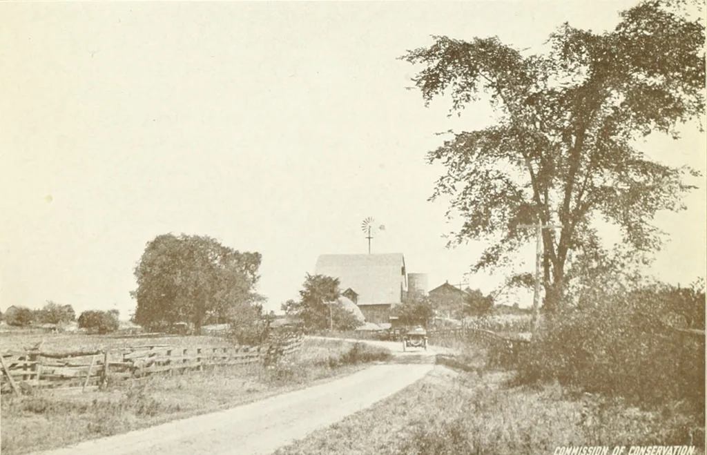 An illustration from Rural planning and development, a study of rural conditions and problems in Canada, 1917, leaf 138