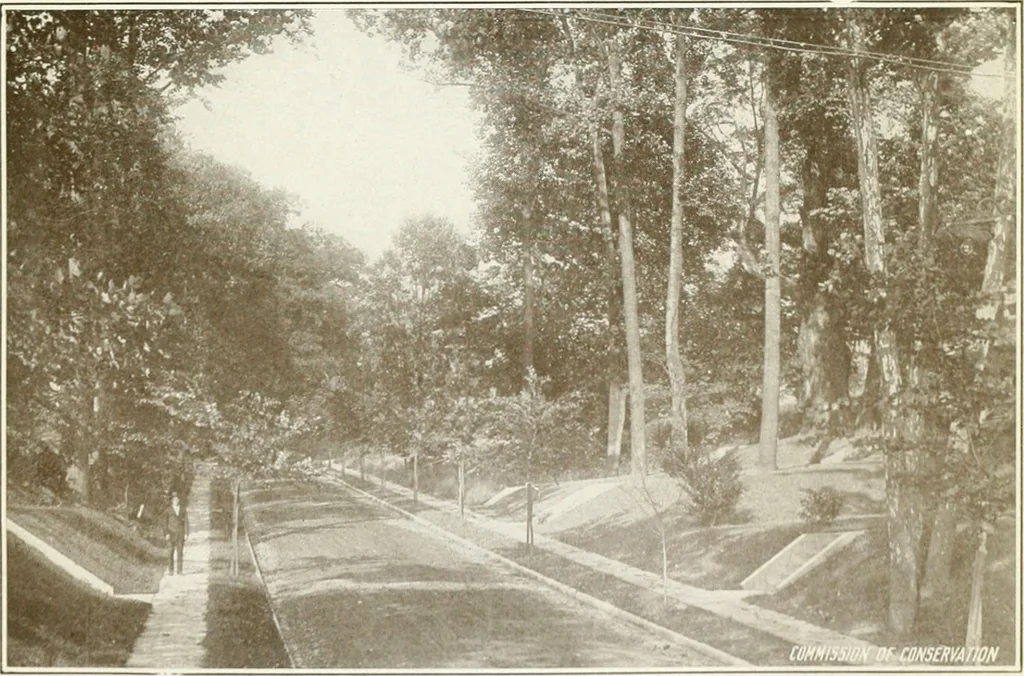 An illustration from Rural planning and development, a study of rural conditions and problems in Canada, 1917, leaf 148
