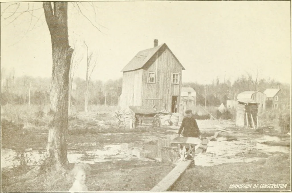 An illustration from Rural planning and development, a study of rural conditions and problems in Canada, 1917, leaf 172