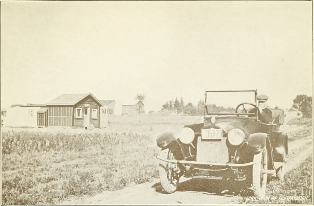 An illustration from Rural planning and development, a study of rural conditions and problems in Canada, 1917, leaf 180