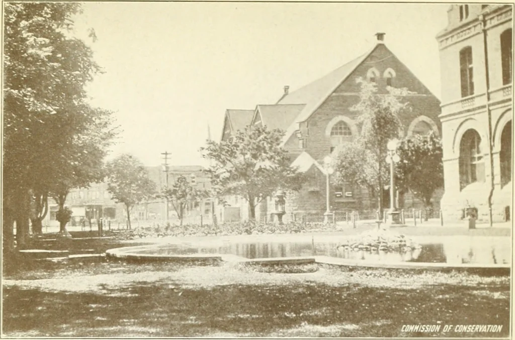 An illustration from Rural planning and development, a study of rural conditions and problems in Canada, 1917, leaf 320