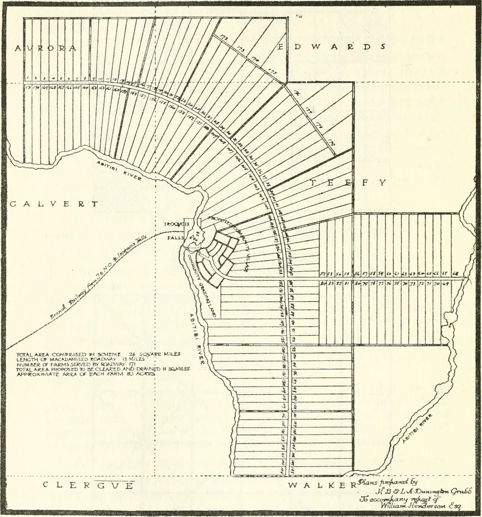 An illustration from Rural planning and development, a study of rural conditions and problems in Canada, 1917, leaf 87