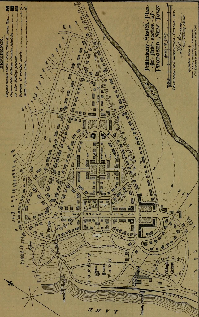 An illustration from Rural planning and development; a study of rural conditions and problems in Canada, 1917, leaf 108
