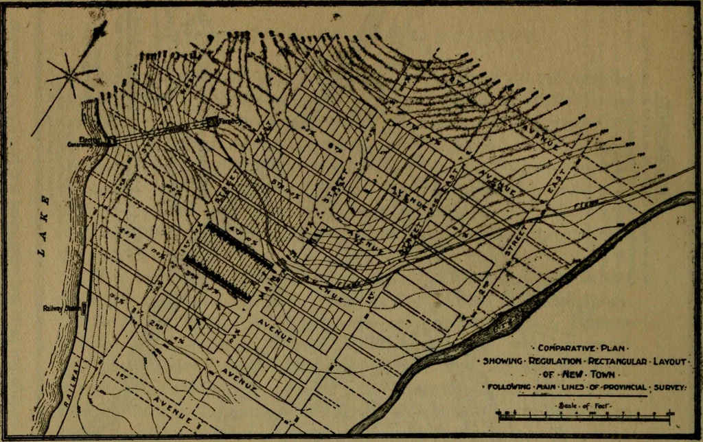An illustration from Rural planning and development; a study of rural conditions and problems in Canada, 1917, leaf 109
