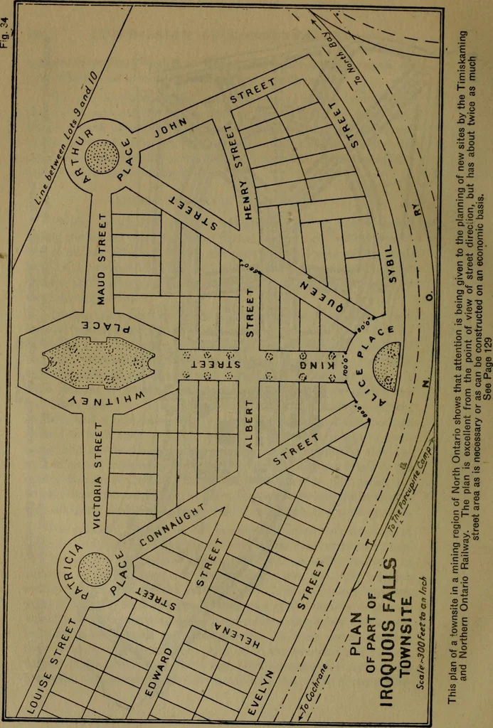 An illustration from Rural planning and development; a study of rural conditions and problems in Canada, 1917, leaf 205
