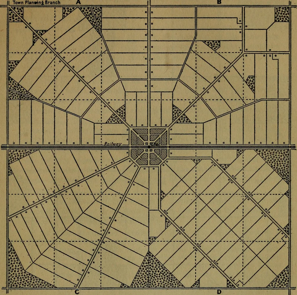 An illustration from Rural planning and development; a study of rural conditions and problems in Canada, 1917, leaf 98