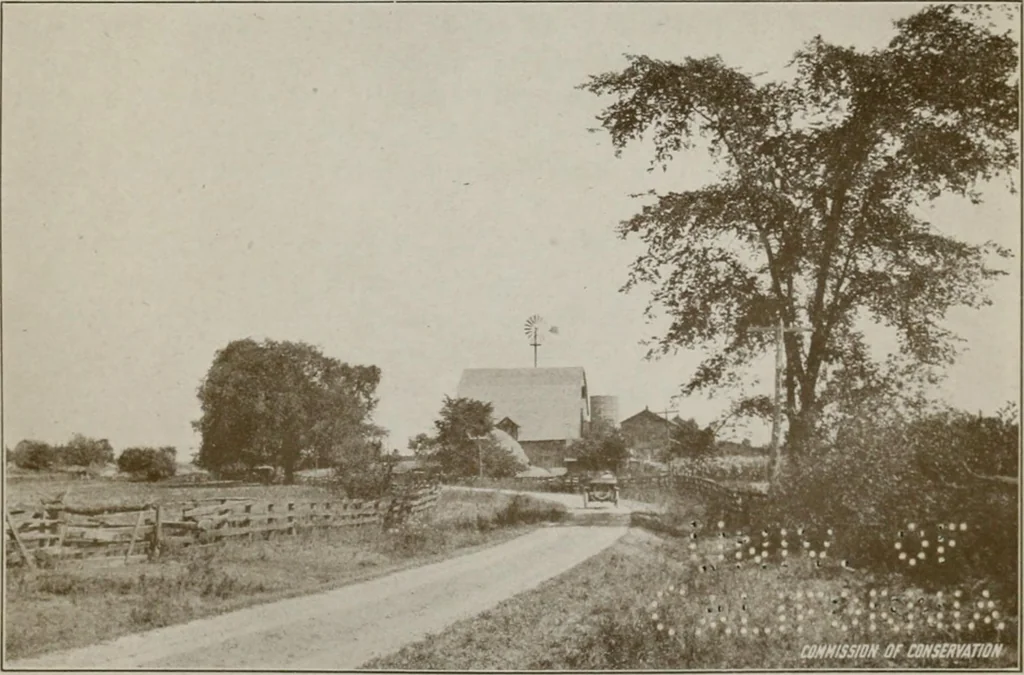 An illustration from Rural planning and development; a study of rural conditions and problems in Canada, 1917, leaf 138