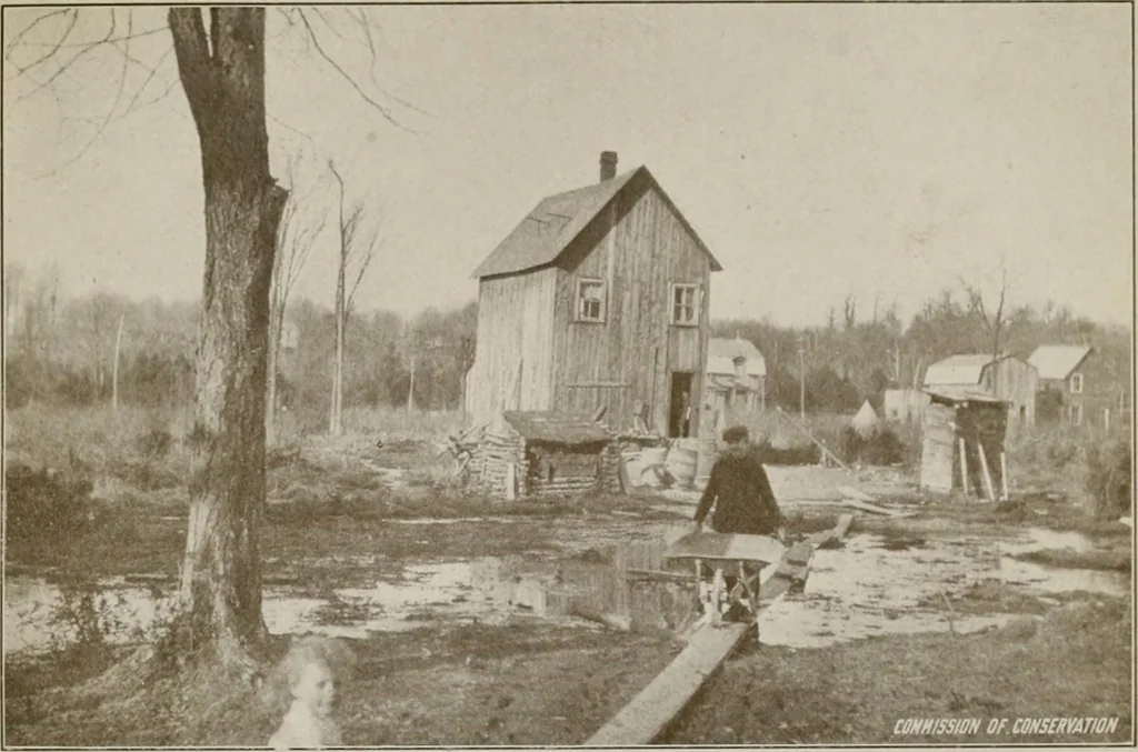 An illustration from Rural planning and development; a study of rural conditions and problems in Canada, 1917, leaf 172