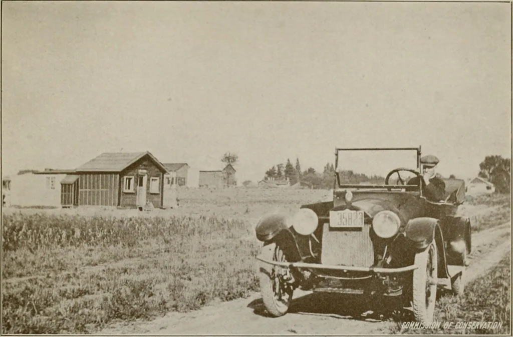 An illustration from Rural planning and development; a study of rural conditions and problems in Canada, 1917, leaf 182