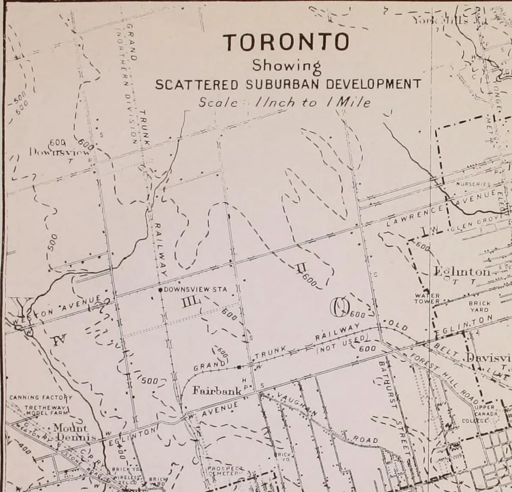 An illustration from Rural planning and development; a study of rural conditions and problems in Canada, 1917, leaf 190