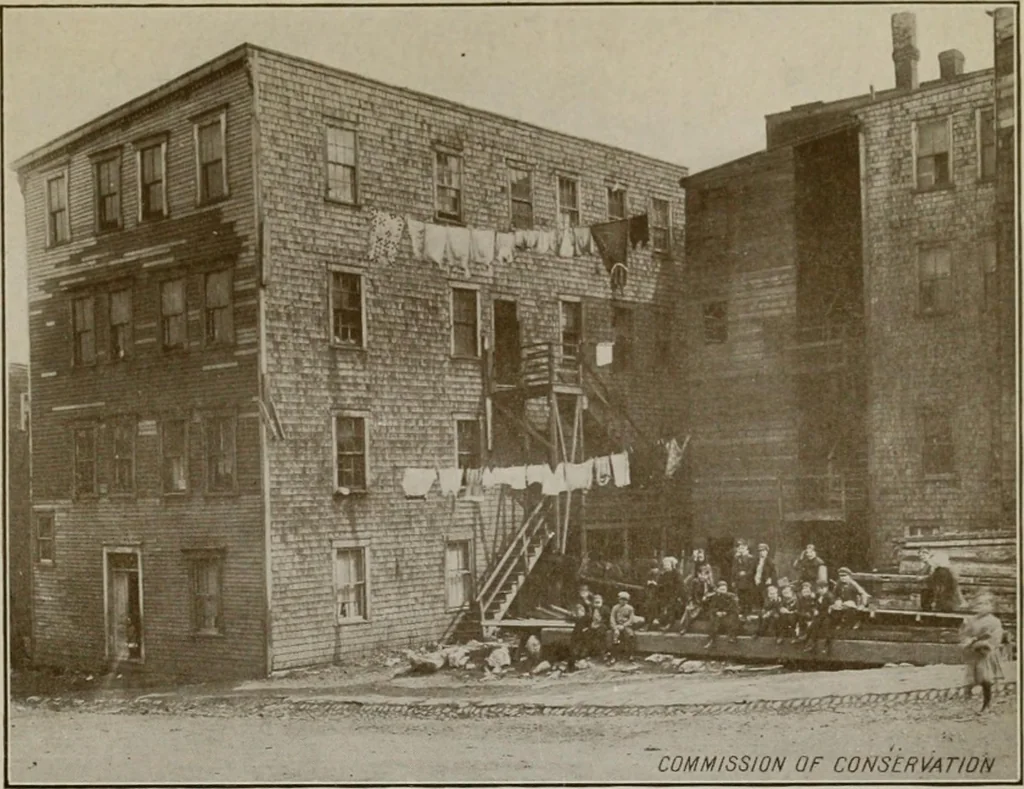 An illustration from Rural planning and development; a study of rural conditions and problems in Canada, 1917, leaf 34