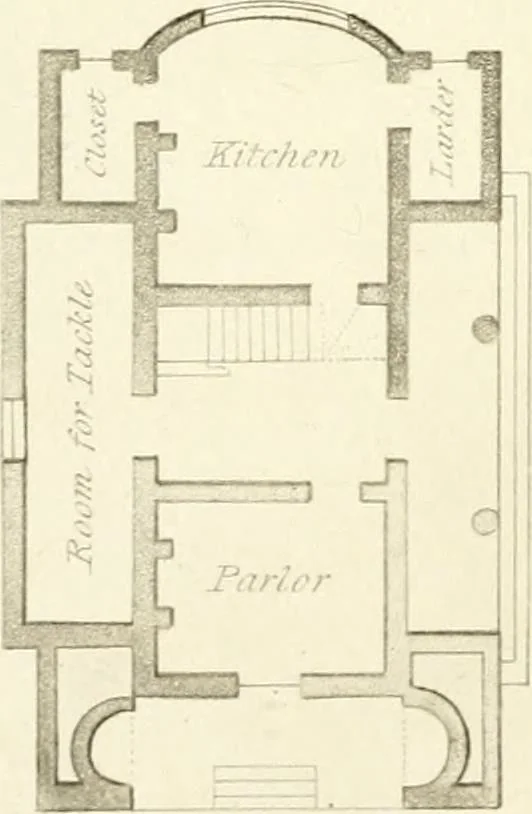 An illustration from Rural residences : a series of designs for cottages, decorated cottages, small villas..., 1818, leaf 139