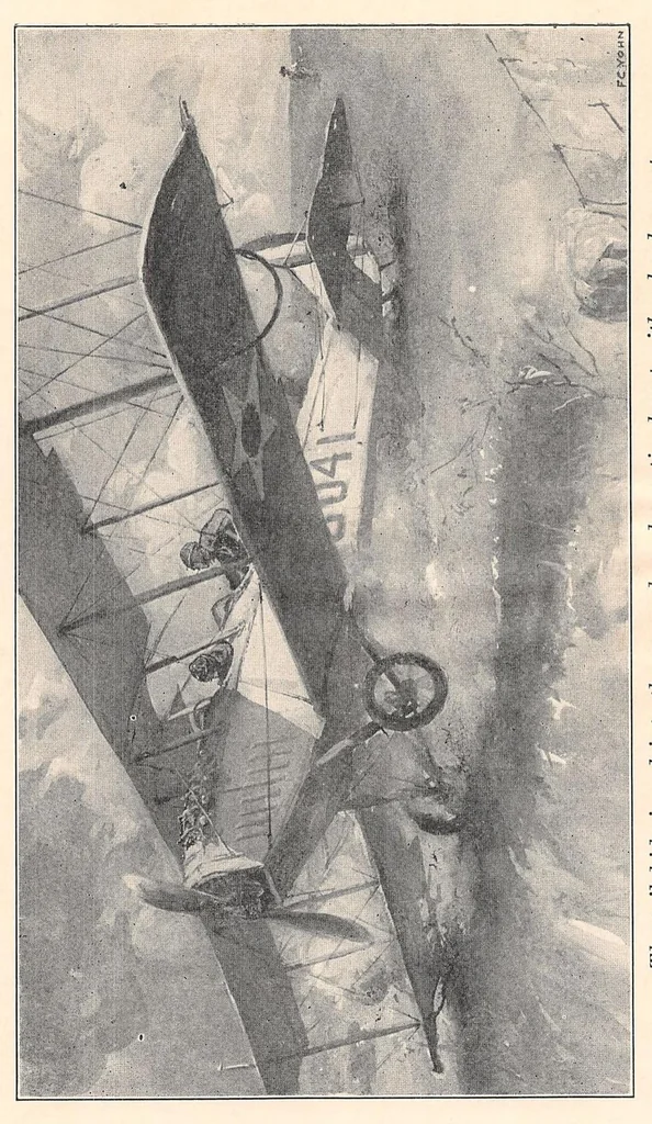 An illustration from Russ Farrell (1) Airman 1924, 1924, leaf 9