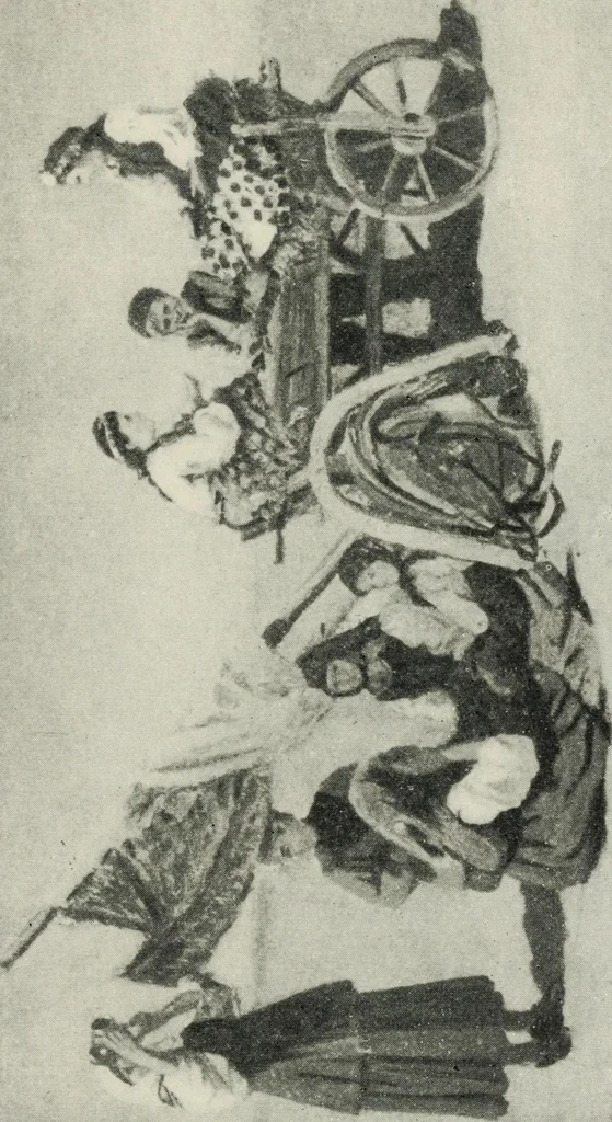 An illustration from Russian festivals and costumes for pageant and dance, 1921, leaf 106