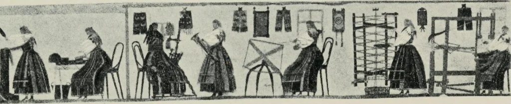 An illustration from Russian festivals and costumes for pageant and dance, 1921, leaf 143