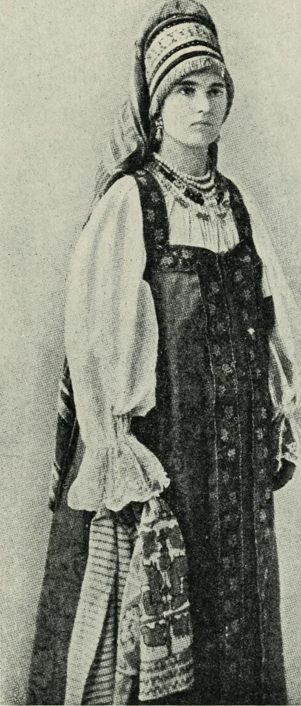 An illustration from Russian festivals and costumes for pageant and dance, 1921, leaf 82