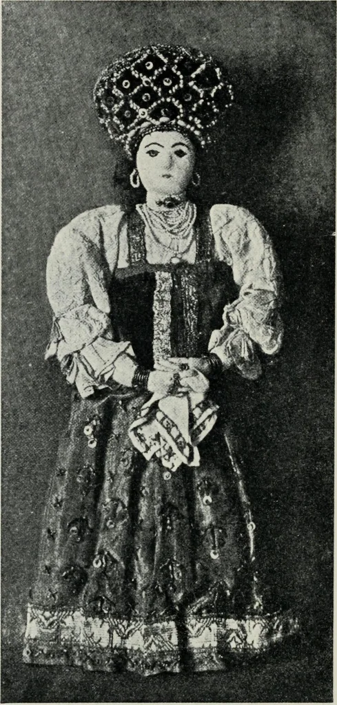 An illustration from Russian festivals and costumes for pageant and dance, 1921, leaf 85