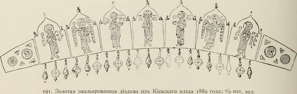An illustration from Russkiia drevnosti v pamiatnikakh iskusstva, 1889, leaf 129