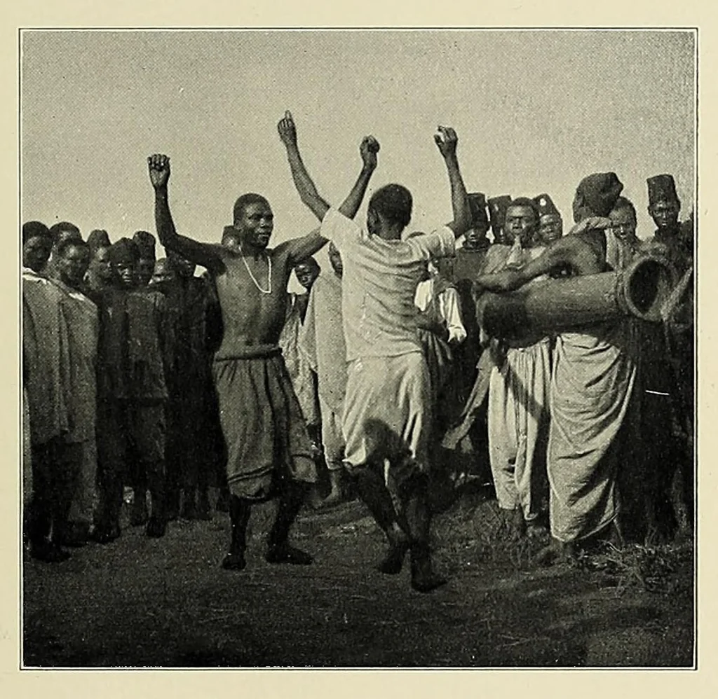 An illustration from Ruwenzori : an account of the expedition of Prince Luigi Amedeo of Savoy, duke of the Abruzzi, 1908, leaf 123