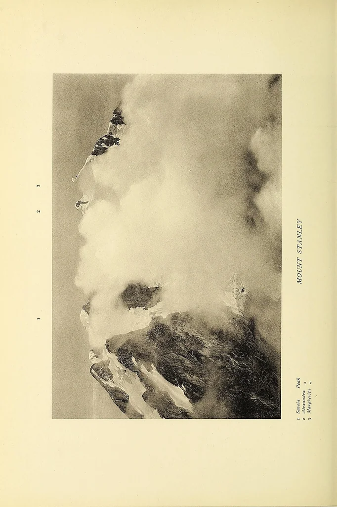 An illustration from Ruwenzori : an account of the expedition of Prince Luigi Amedeo of Savoy, duke of the Abruzzi, 1908, leaf 312