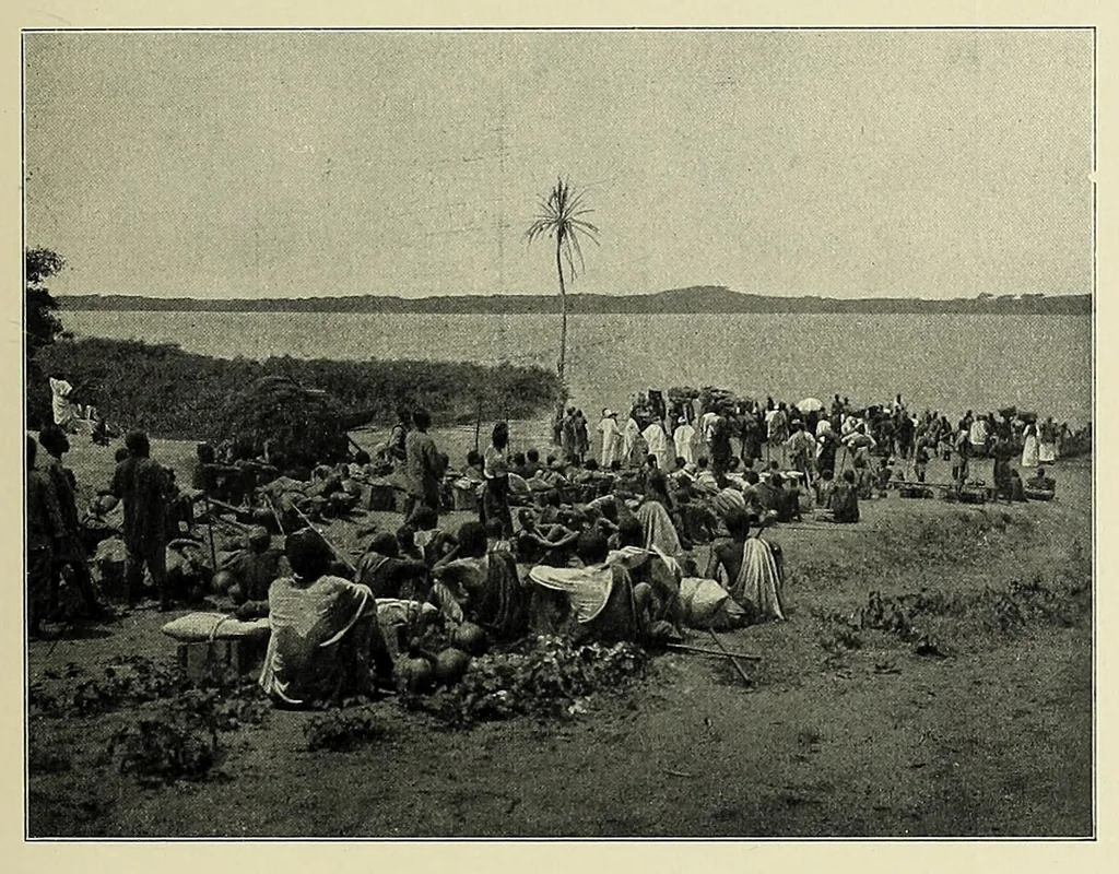 An illustration from Ruwenzori : an account of the expedition of Prince Luigi Amedeo of Savoy, duke of the Abruzzi, 1908, leaf 427
