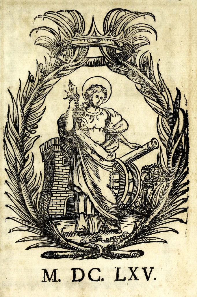 An illustration from Rvolo de' bombardieri di Castel Sant'Angelo di Roma : con li loro aivtanti rassegnati à di 29. di Nouembre 1664 e risormati d'ordine dell'illustriss. & eccellentiss sig. d. Agostino Chigi, prencipe di Farnese e del Sacro Romano Impero, e castellano del sudetto castello, 1665, leaf 5