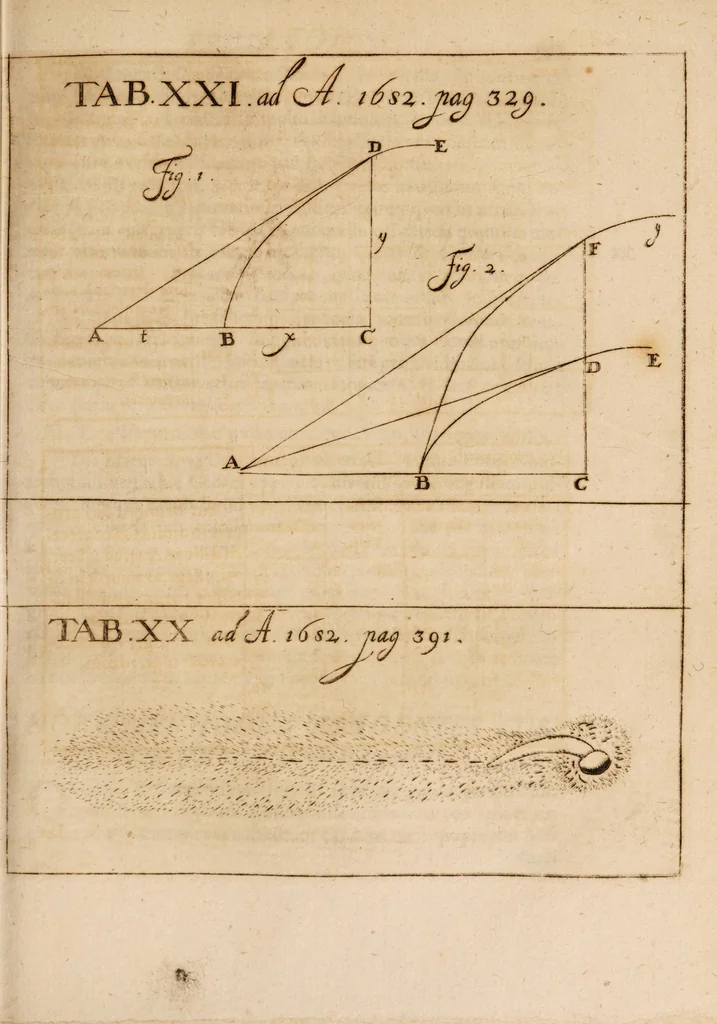 An illustration from Acta eruditorum. Acta Eruditori Tomo Supplimentorum, 1682, 1682, leaf 441