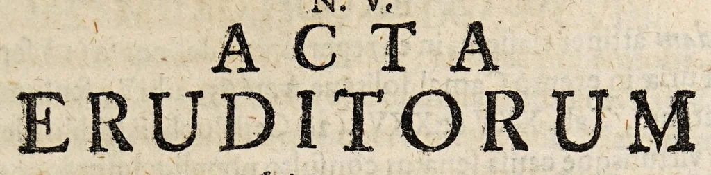 An illustration from Acta eruditorum. 1698, 1698, leaf 213