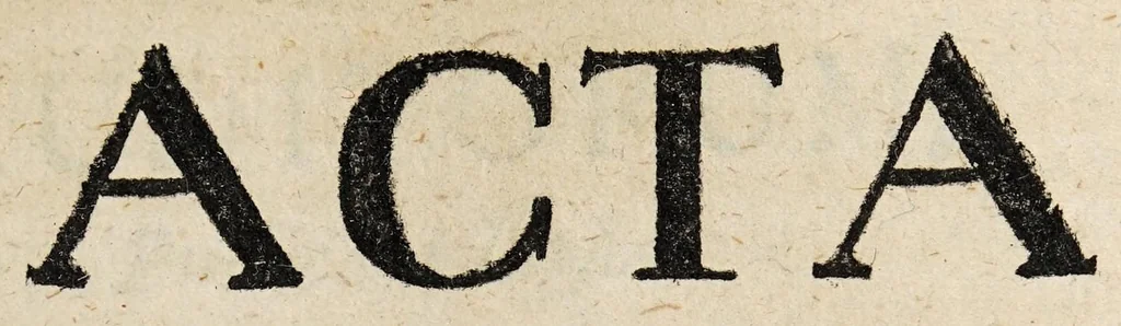 An illustration from Acta eruditorum. 1700, 1700, leaf 1