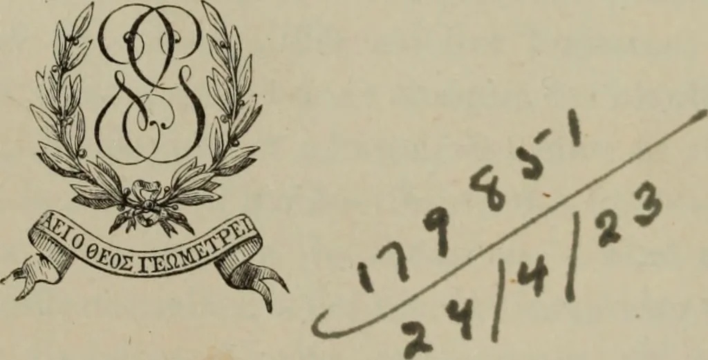An illustration from Bulletin des sciences mathématiques, 1870, leaf 8
