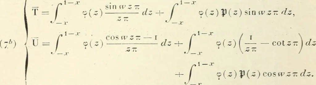 An illustration from Bulletin des sciences mathématiques, 1870, leaf 111
