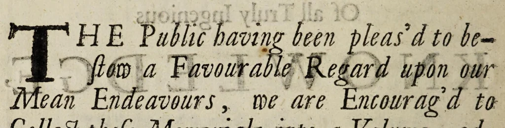 An illustration from Weekly memorials for the ingenious : or, An account of books lately set forth in several languages. With other accounts relating arts and sciences. 1682-1683., 1683, leaf 10