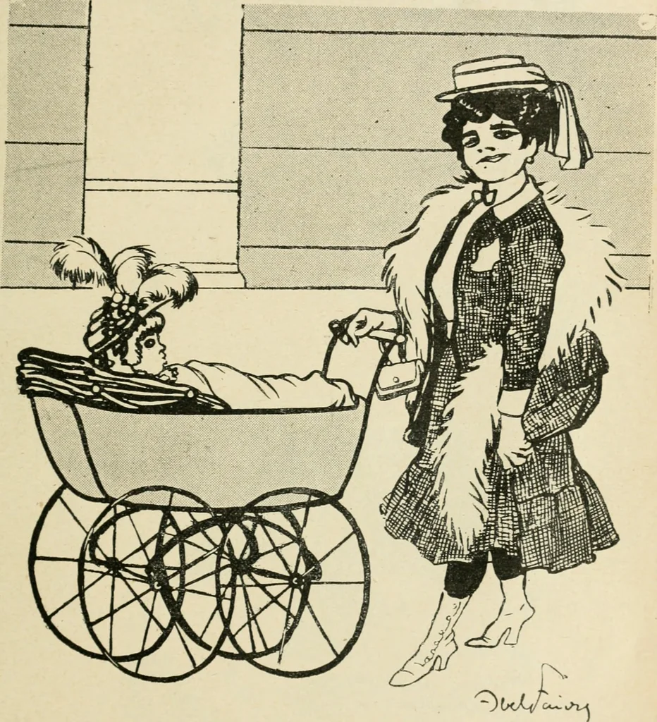 An illustration from Les maîtres humoristes, les meilleurs dessins, les meilleures legendes, 1905, leaf 112