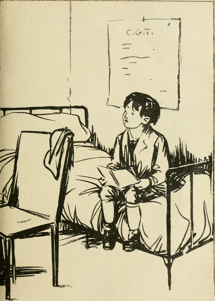 An illustration from Les maîtres humoristes, les meilleurs dessins, les meilleures legendes, 1905, leaf 80