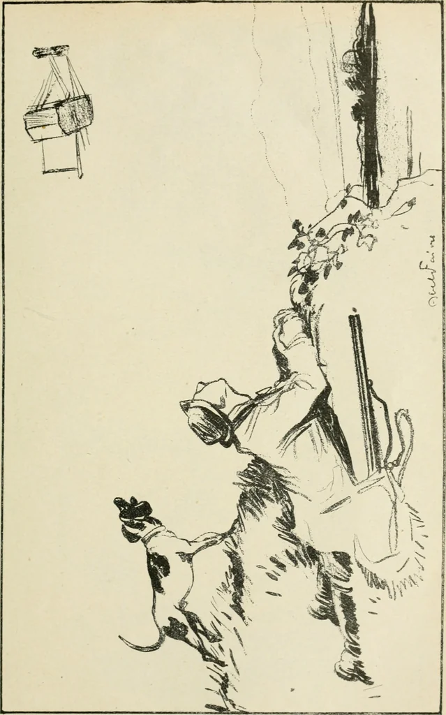 An illustration from Les maîtres humoristes, les meilleurs dessins, les meilleures legendes, 1905, leaf 90