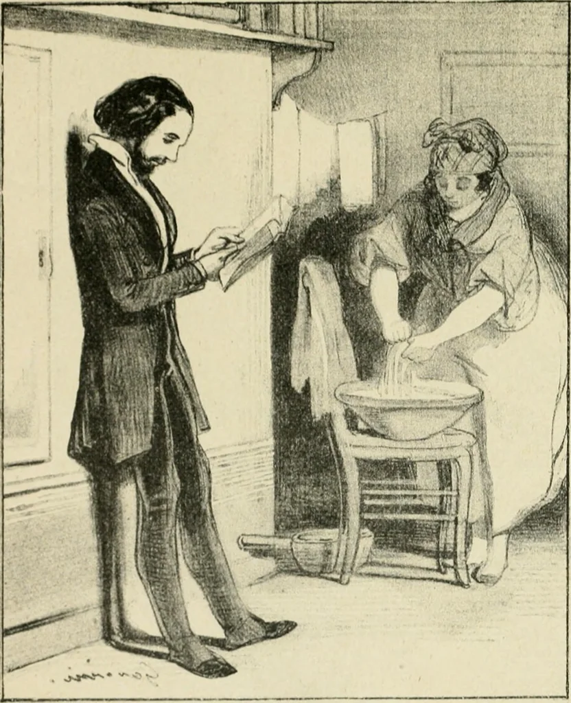 An illustration from Les maîtres humoristes, les meilleurs dessins, les meilleures legendes, 1905, leaf 114