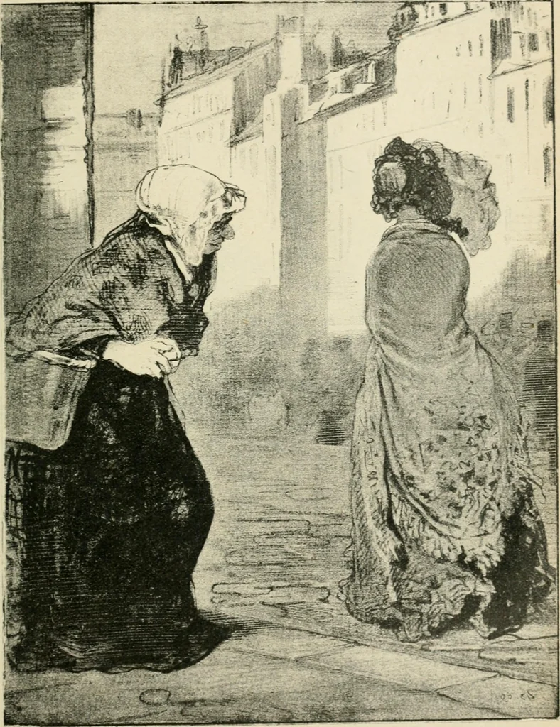 An illustration from Les maîtres humoristes, les meilleurs dessins, les meilleures legendes, 1905, leaf 120