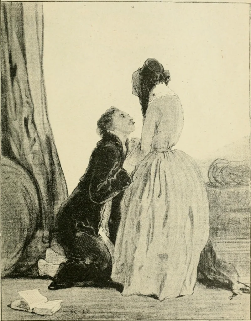 An illustration from Les maîtres humoristes, les meilleurs dessins, les meilleures legendes, 1905, leaf 122